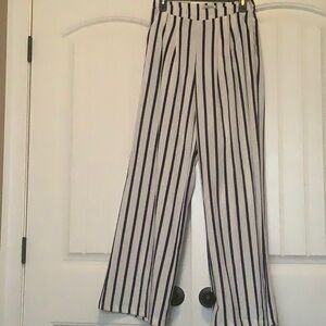 Striped Wide Leg Pants